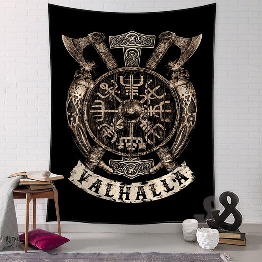 Viking Retro Tapestry